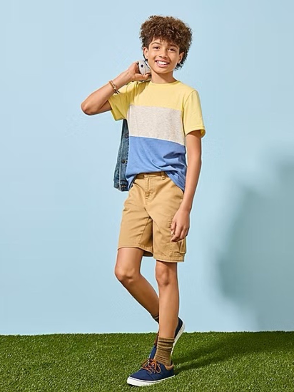 Thereabouts Little & Big Kid Boys Mid Rise Cargo Short